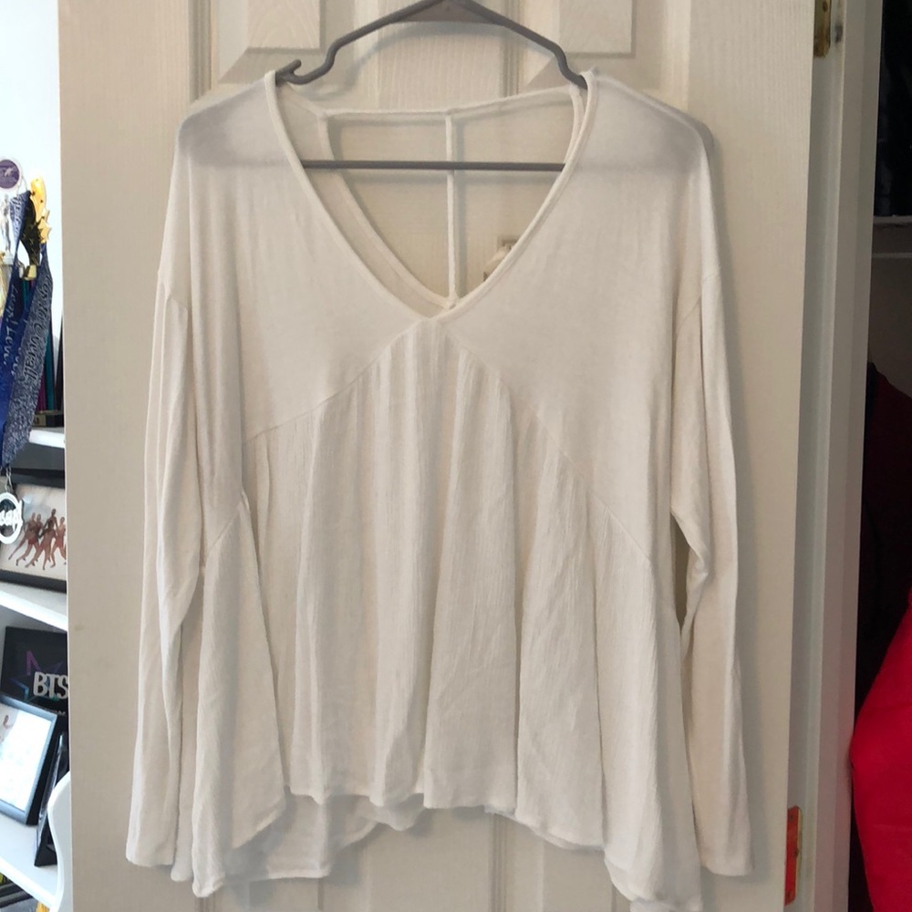Altar’d State white long sleeve shirt